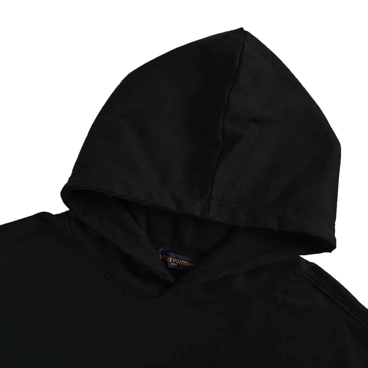 Louis Vuitton/Louis Vuitton tatami embroidered letter logo hole hooded sweatshirt